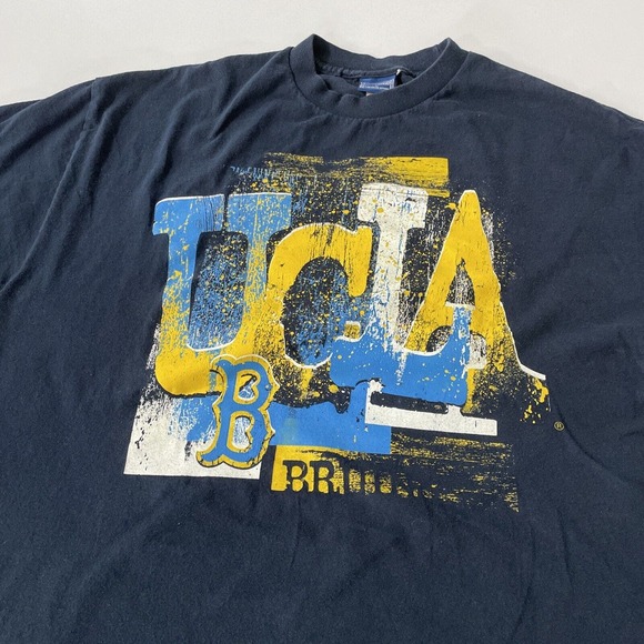 Vintage CHAMPS T Shirt UCLA BRUINS Men's Large Blue Graphic Tee Y2K - Picture 2 of 8